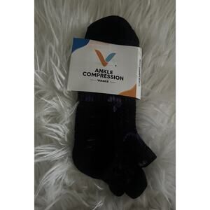 Viasox Purple Moon easy stretch Diabetic Socks Ankle Medium/Large